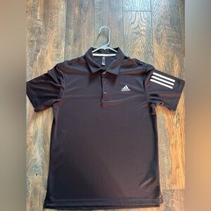 Adidas Black Golf Polo